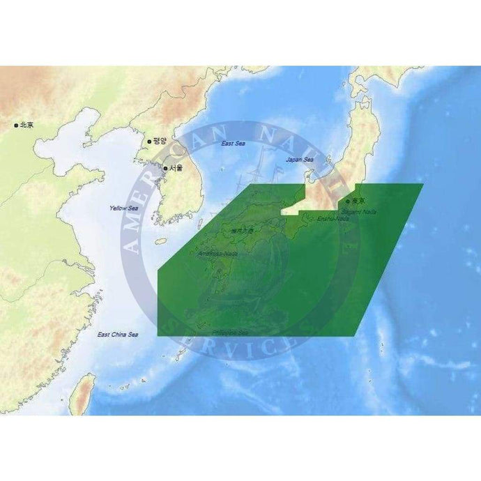 C-Map 4D Chart AN-D251: Southern Japan