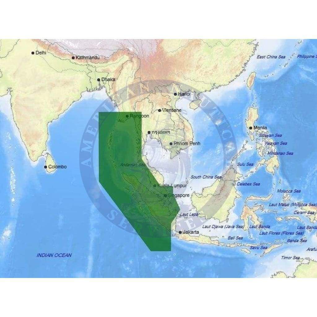 C-Map 4D Chart AS-D208: Andaman Sea and Malacca Strait (Update)