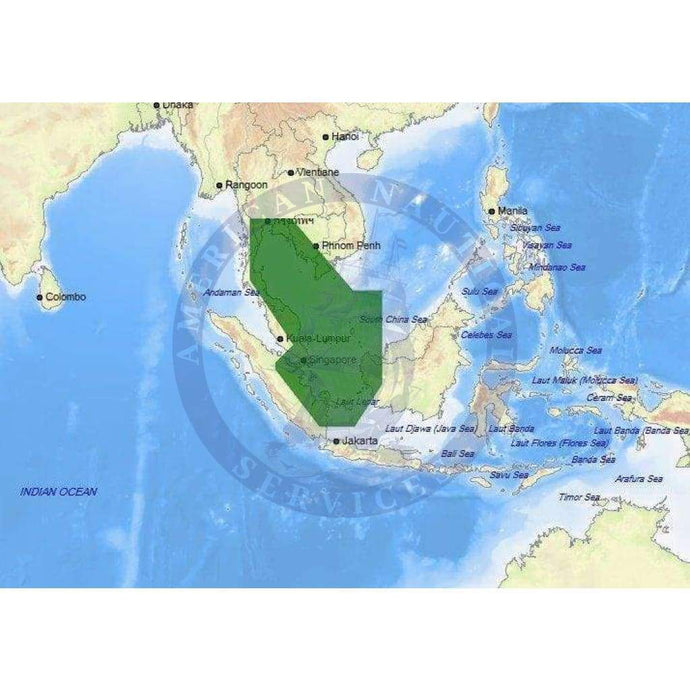 C-Map 4D Chart AS-D209: Singapore and Gulf of Thailand