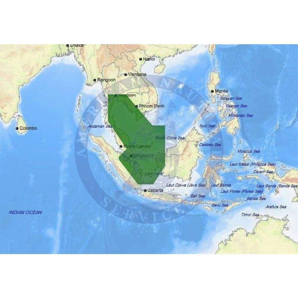 C-Map 4D Chart AS-D209: Singapore and Gulf of Thailand (Update)