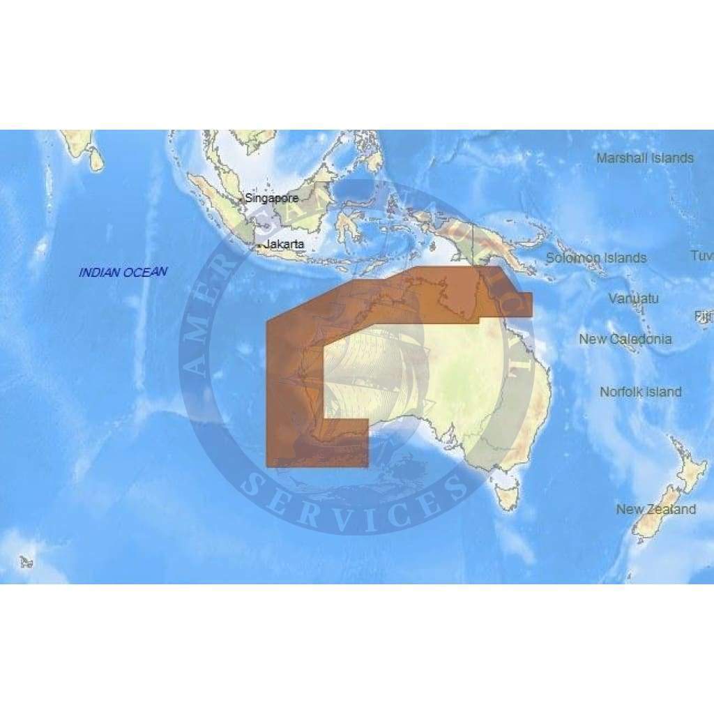 C-Map 4D Chart AU-D012: Cairns To Esperance