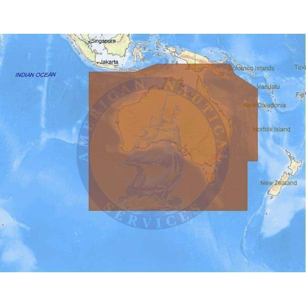 C-Map 4D Chart AU-D050: Australia Coastal Continental