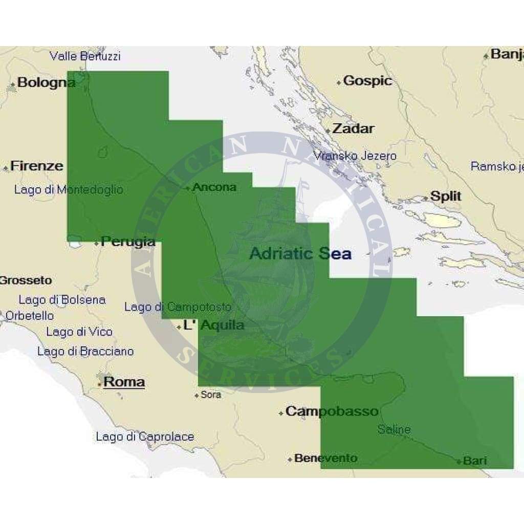 C-Map 4D Chart EM-D061: Bari to Ravenna