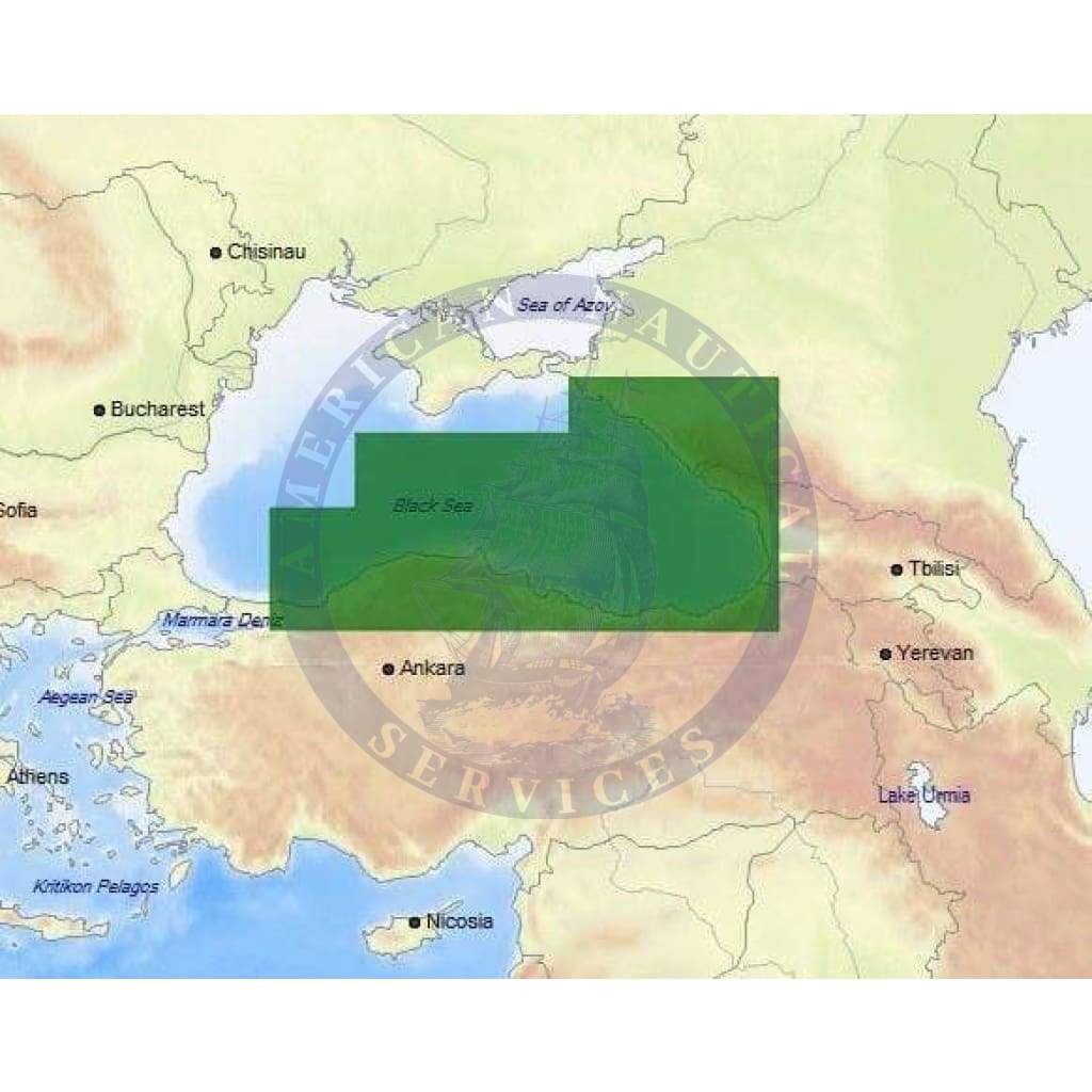 C-Map 4D Chart EM-D122: Southern Part Of Black Sea