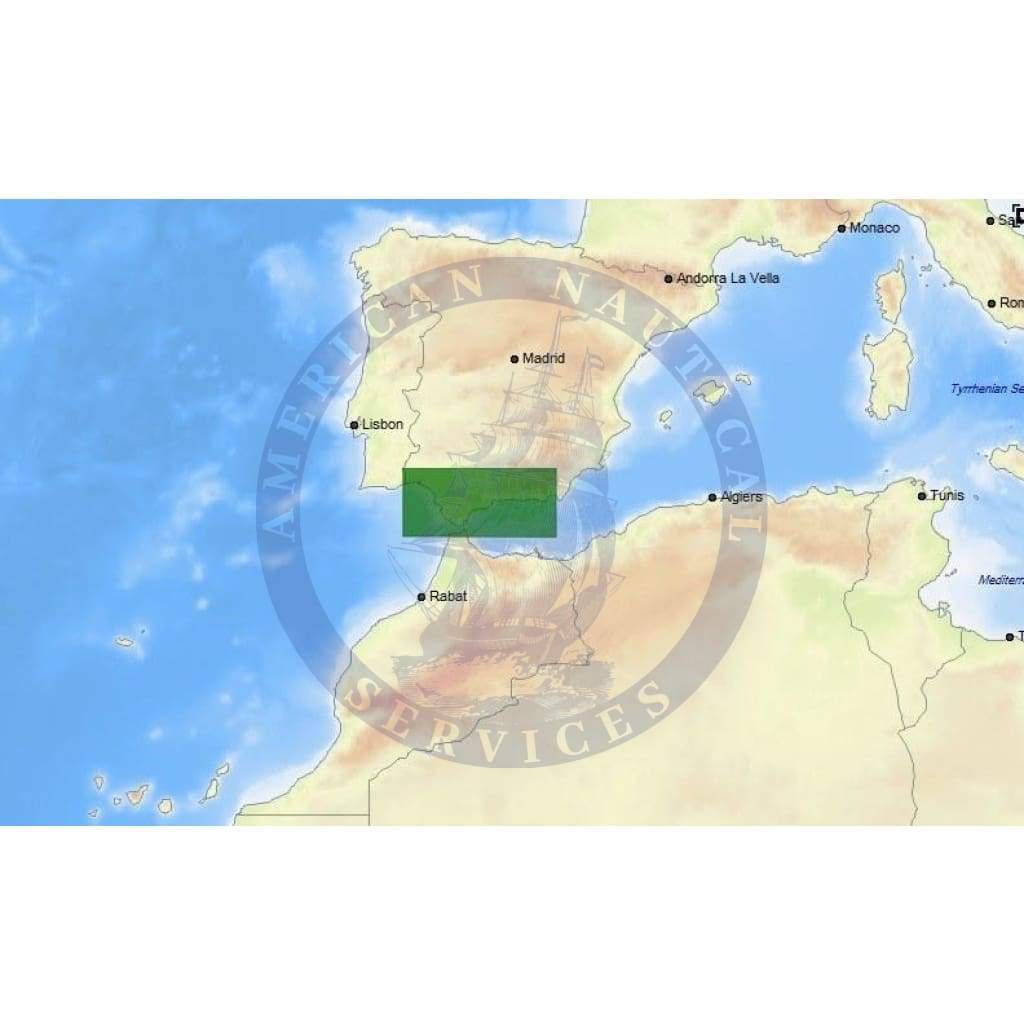 C-Map 4D Chart EM-D126: Gibraltar