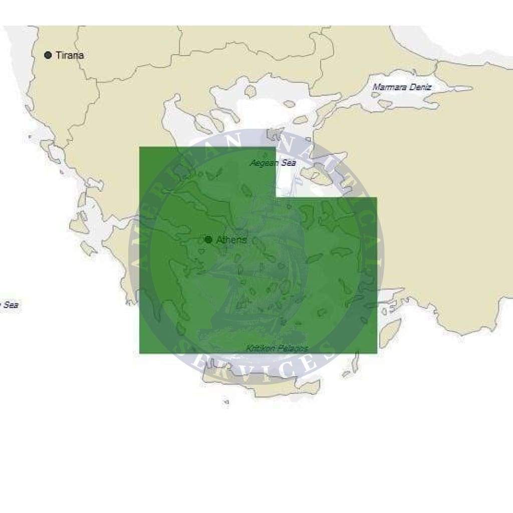 C-Map 4D Chart EM-D128: Central Aegean Sea