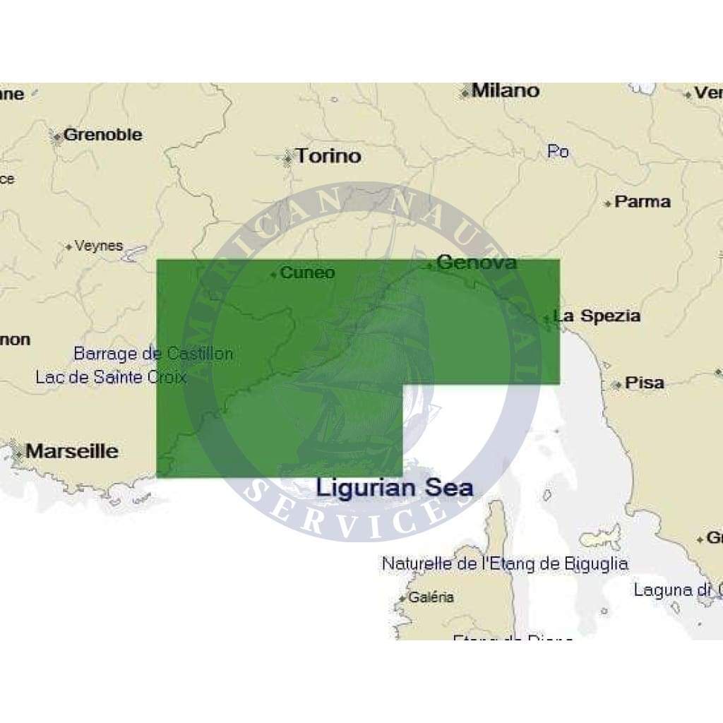 C-Map 4D Chart EM-D135: Saint Tropez To Lerici