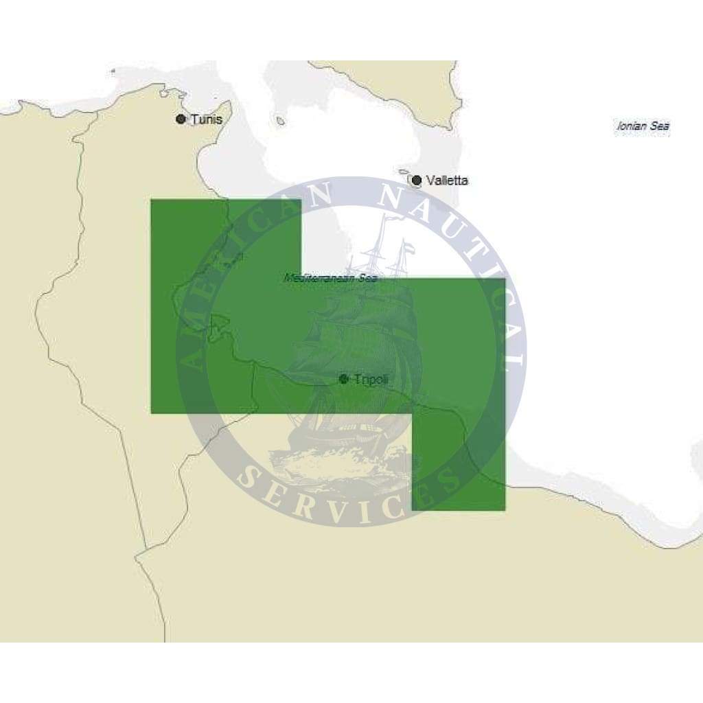 C-Map 4D Chart EM-D136: Cap Africa To Misratah