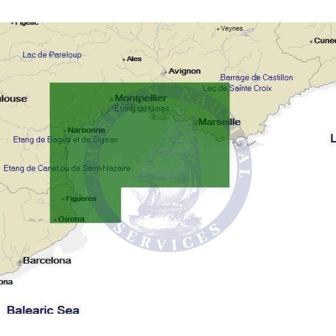 C-Map 4D Chart EM-D141: Gulf Of Lion