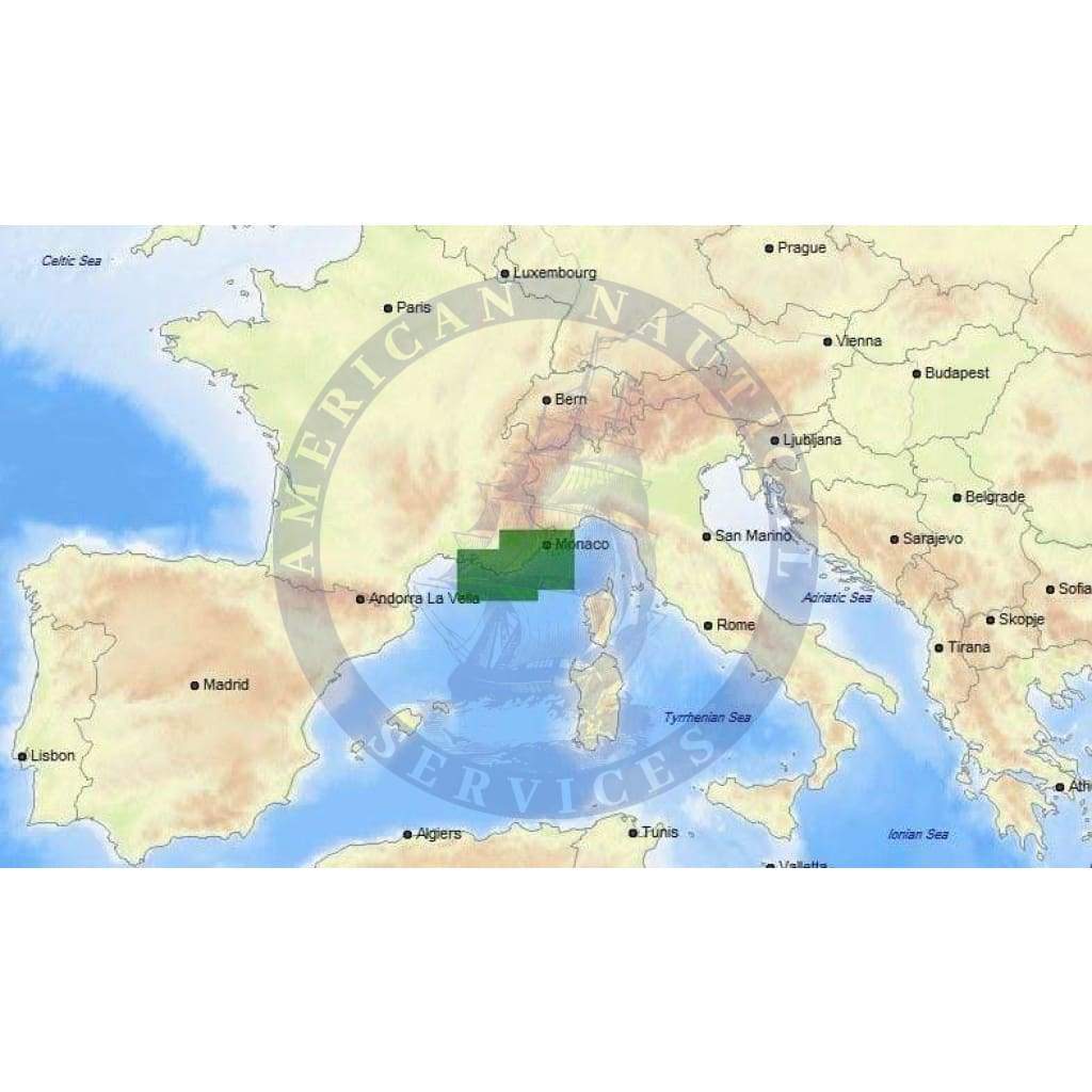 C-Map 4D Chart EM-D142: France Mediterranean East (Update)