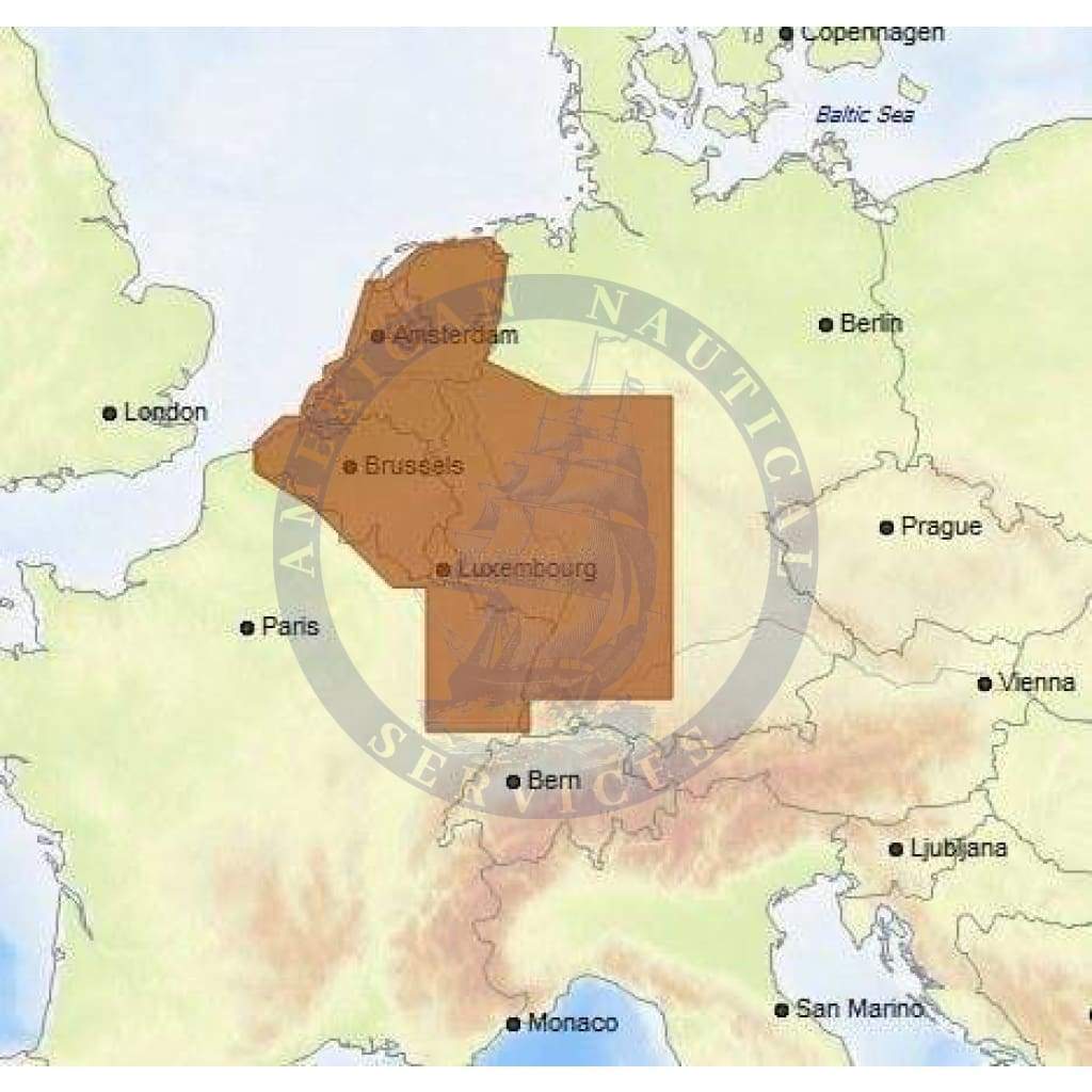 C-Map 4D Chart EN-D076: Belgium Inland And River Rhein