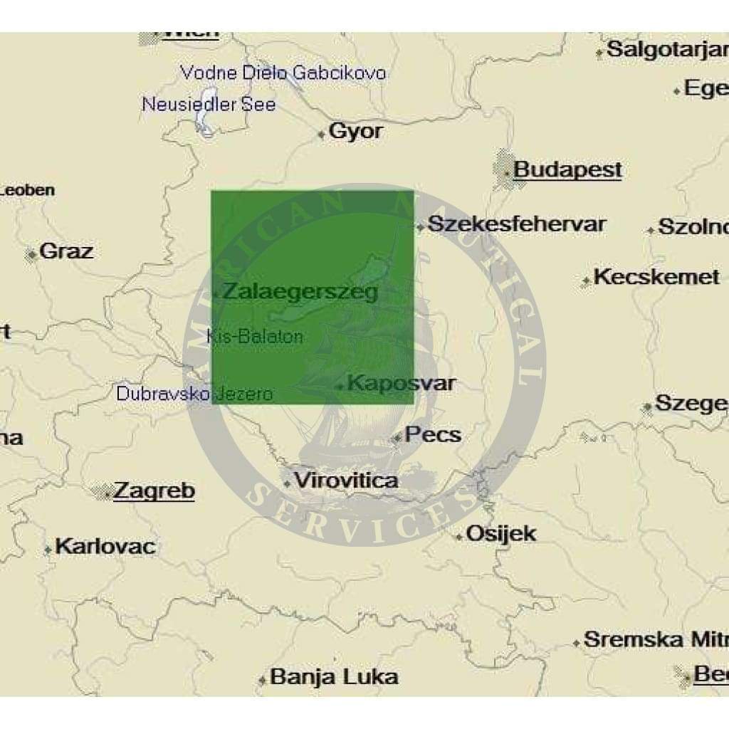 C-Map 4D Chart EN-D077: Balaton Lake (Update)