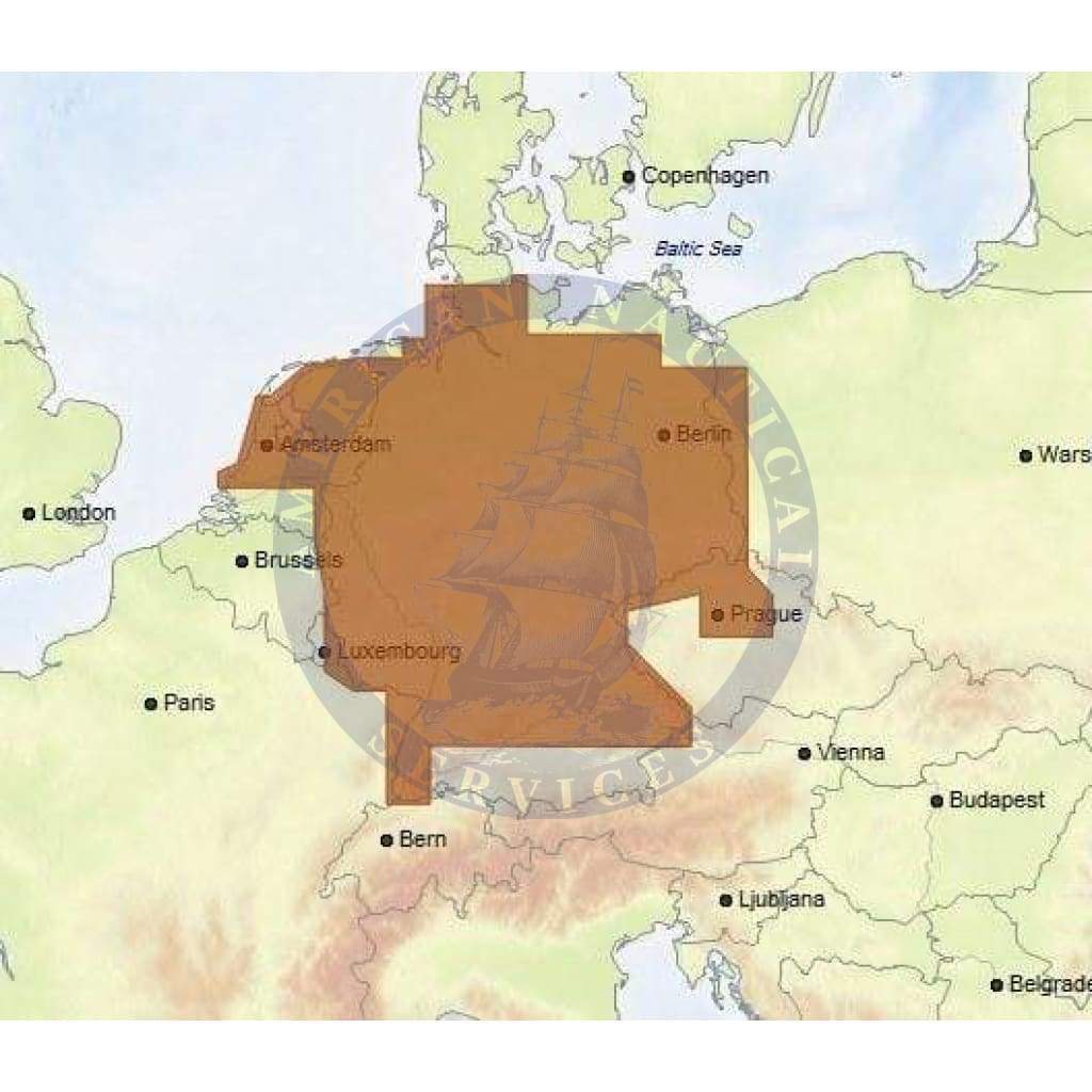 C-Map 4D Chart EN-D080: North - Germany Inland (Update)