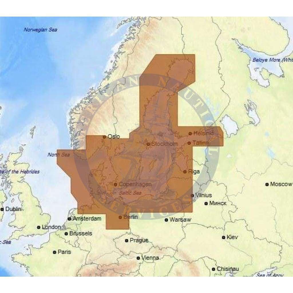 C-Map 4D Chart EN-D299: Baltic Sea And Denmark