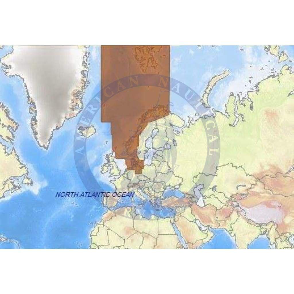 C-Map 4D Chart EN-D300: North Sea And Denmark