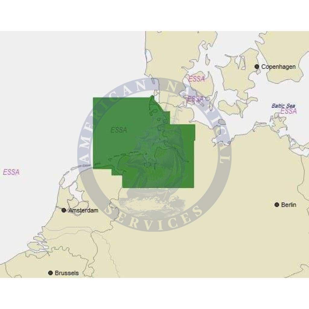 C-Map 4D Chart EN-D334: Eemshaven To Sylt