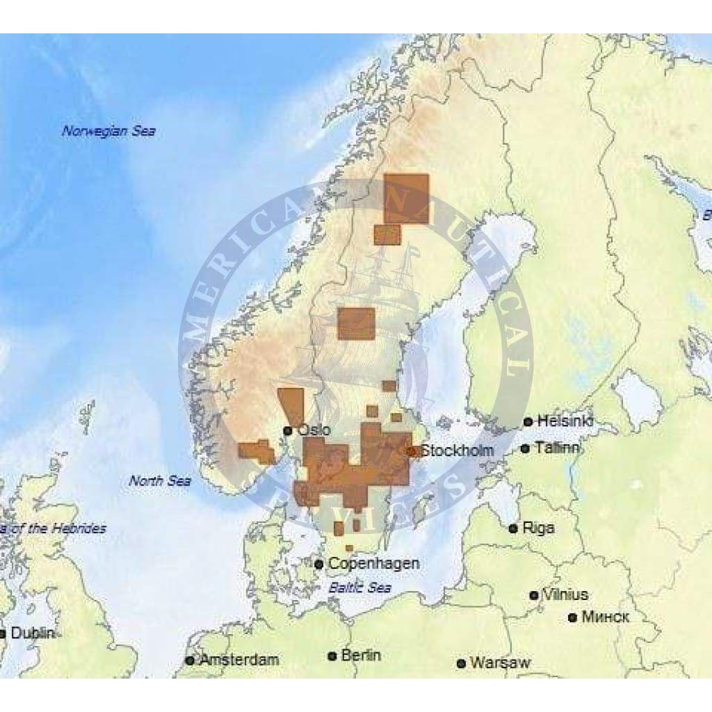 C-Map 4D Chart EN-D590: Scandinavia Inland Waters