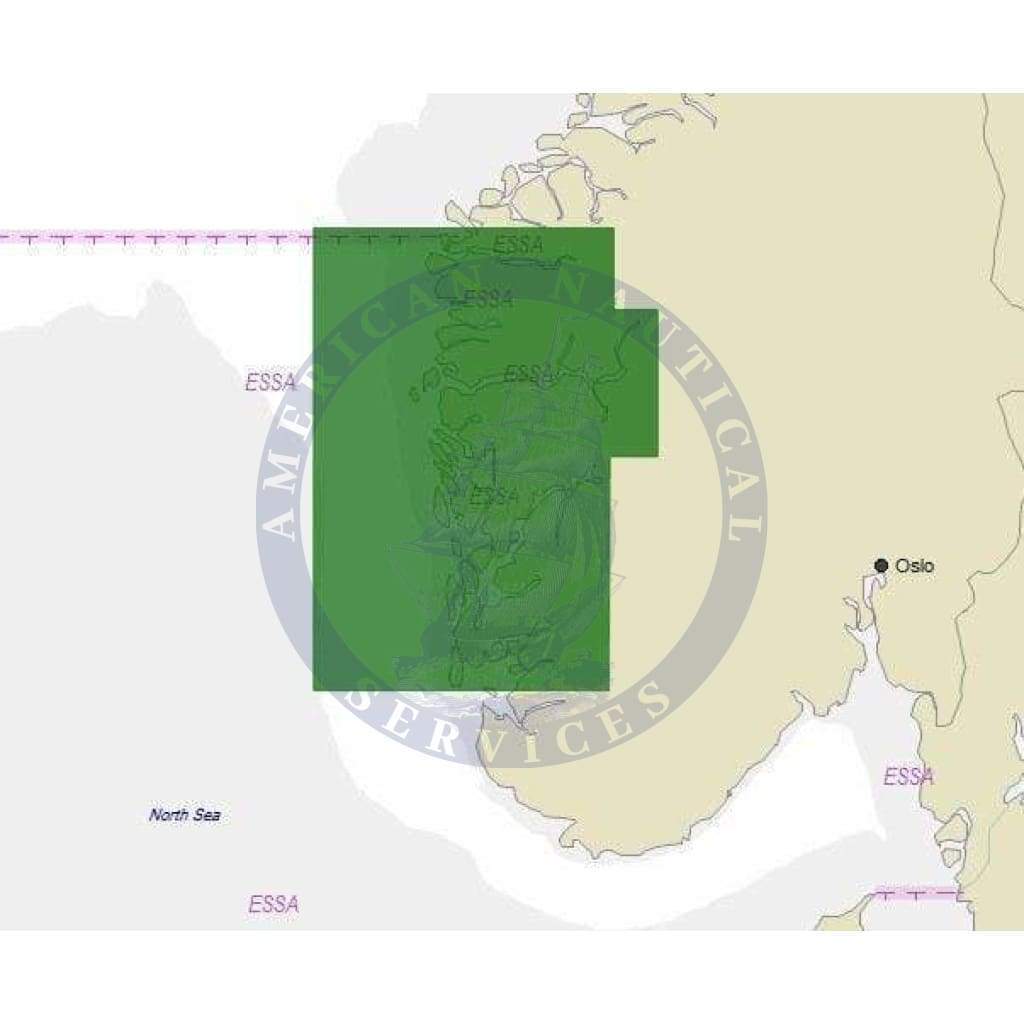 C-Map 4D Chart EN-D592: North - Aardal To Maaloey