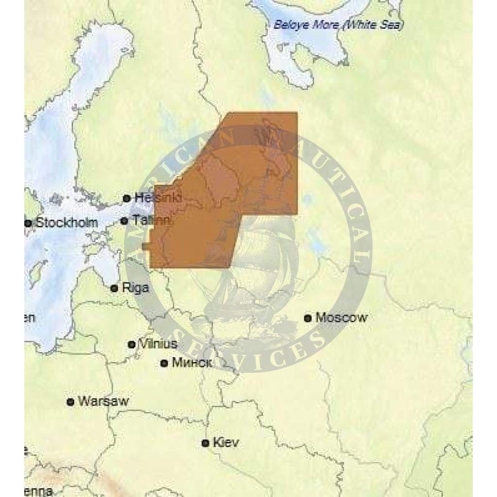 C-Map 4D Chart EN-D604: Russian Lakes