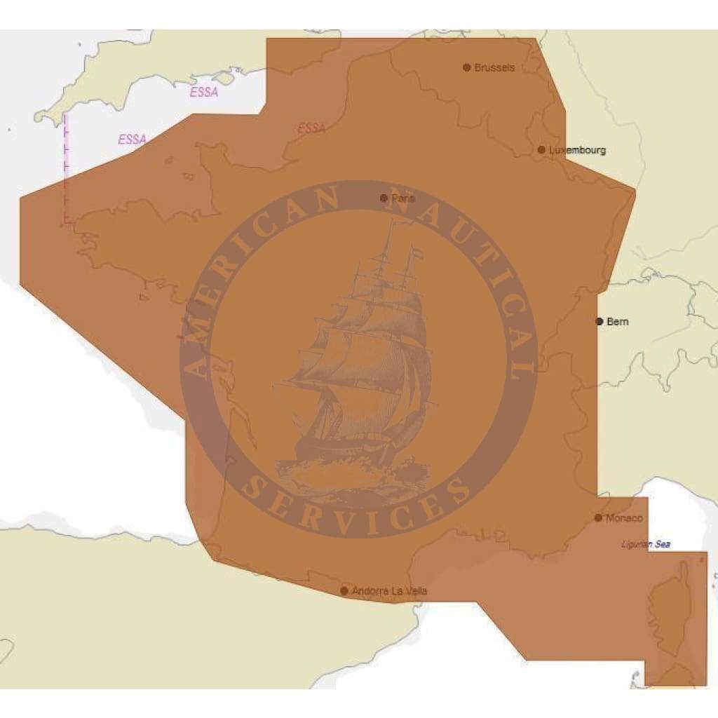 C-Map 4D Chart EW-D065: France Coastal and Inland (Update)