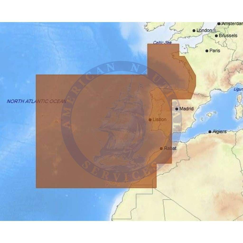 C-Map 4D Chart EW-D228: West European Coasts (Update)