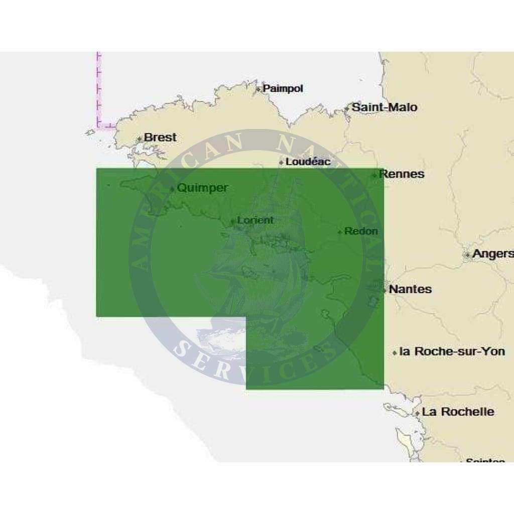 C-Map 4D Chart EW-D316: Jard Sur Mer To Douarnenez (Update)