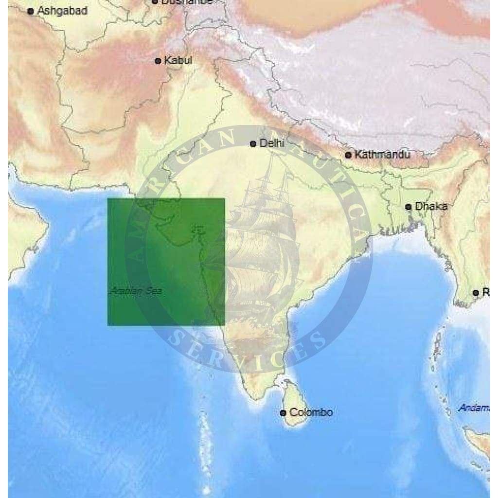 C-Map 4D Chart IN-D211: India North West Coasts (Update)