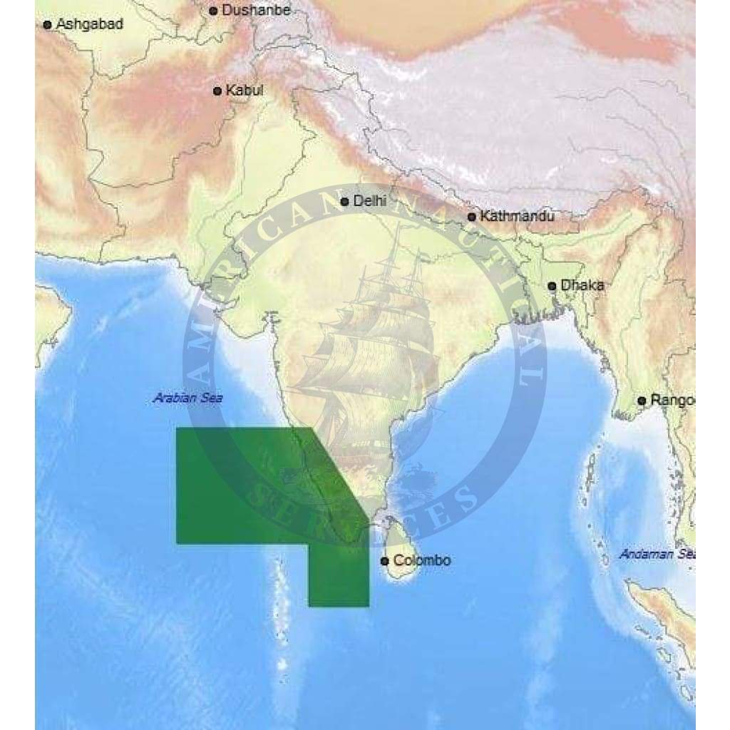 C-Map 4D Chart IN-D212: India South West Coasts