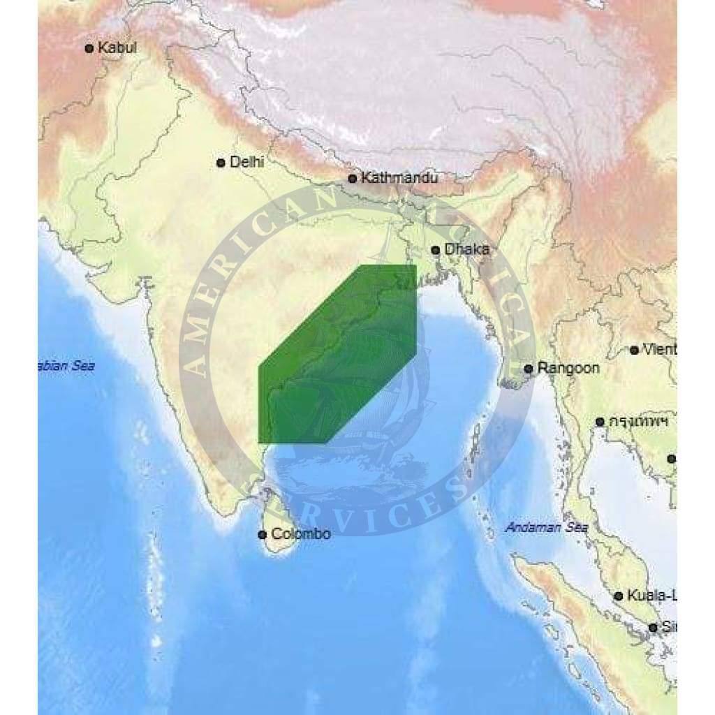 C-Map 4D Chart IN-D214: India North East Coasts (Update)