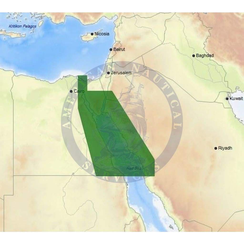 C-Map 4D Chart ME-D008: Egyptian Red Sea Coasts (Update)