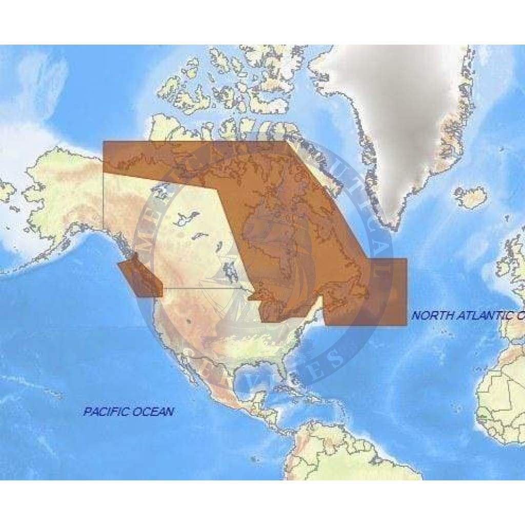 C-Map 4D Chart NA-D037: Canada Continental