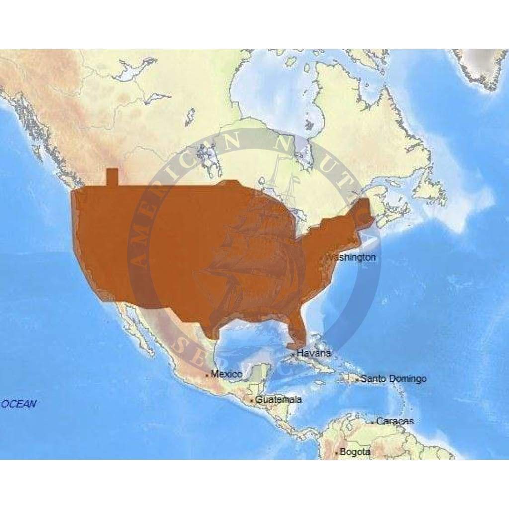 C-Map 4D Chart NA-D040: Us Lakes & Rivers Continental