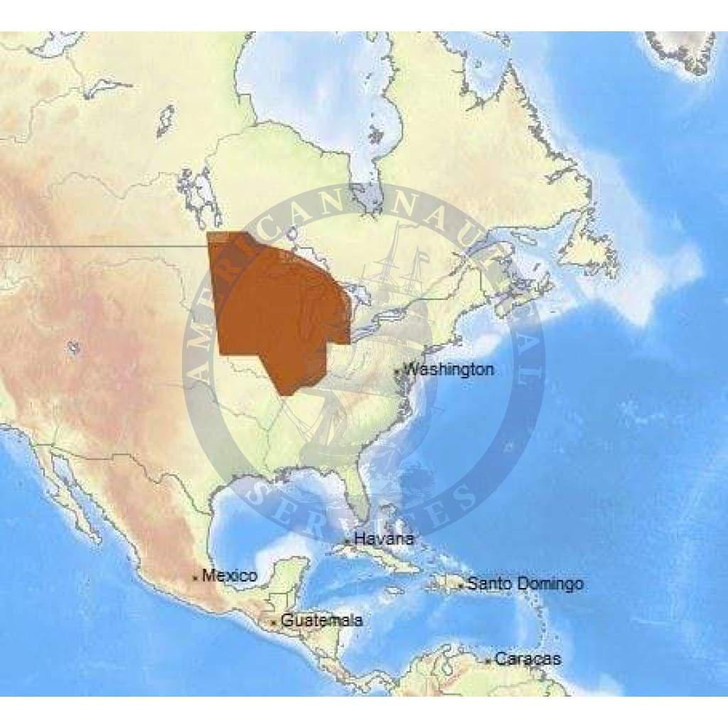 C-Map 4D Chart NA-D043: Us Lakes: North Central