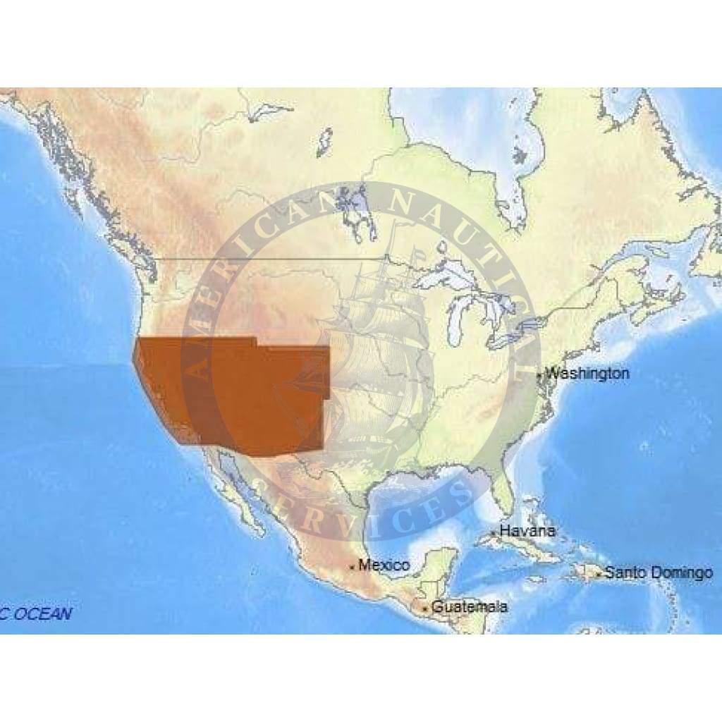 C-Map 4D Chart NA-D046: Us Lakes: South West