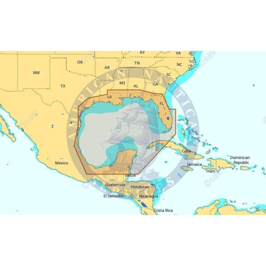 C-Map 4D Chart NA-D064: Gulf of Mexico