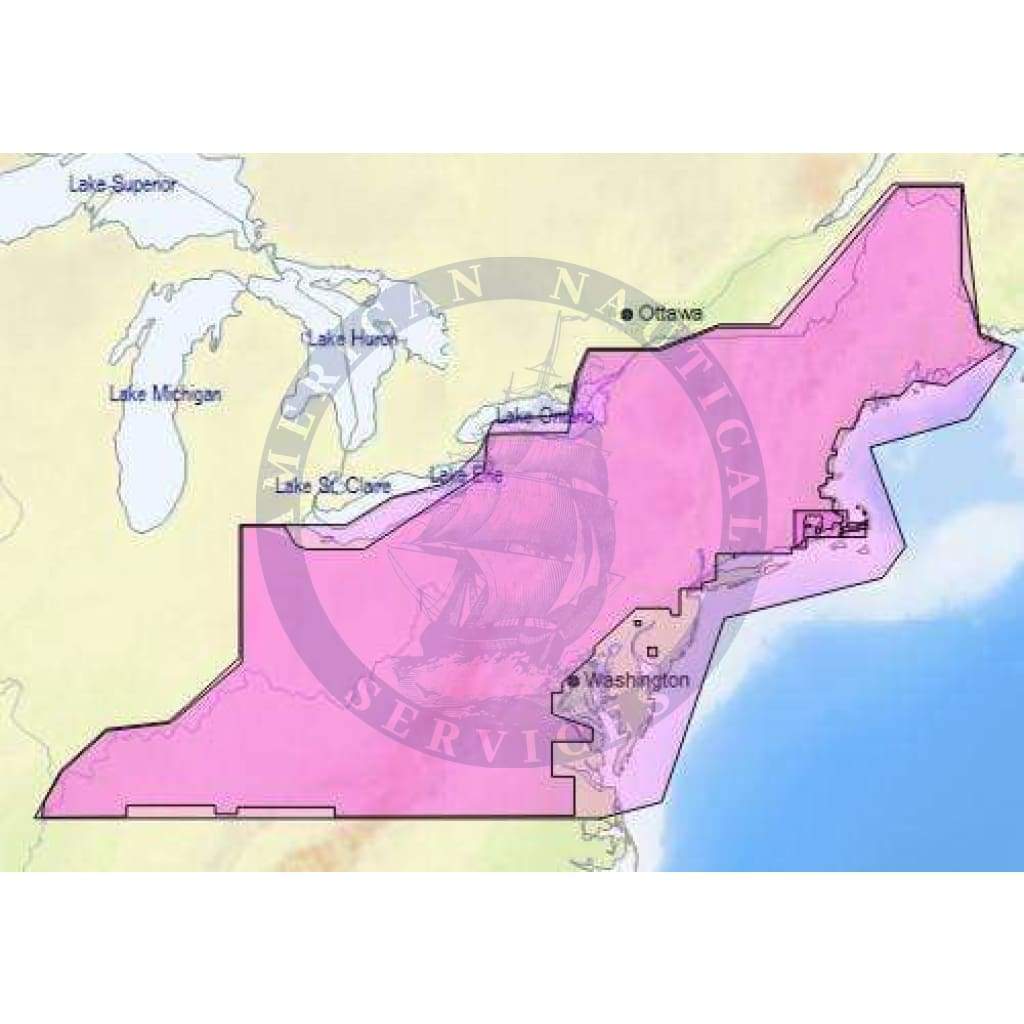 C-Map 4D Chart NA-D073: US Lakes: North East (Update)
