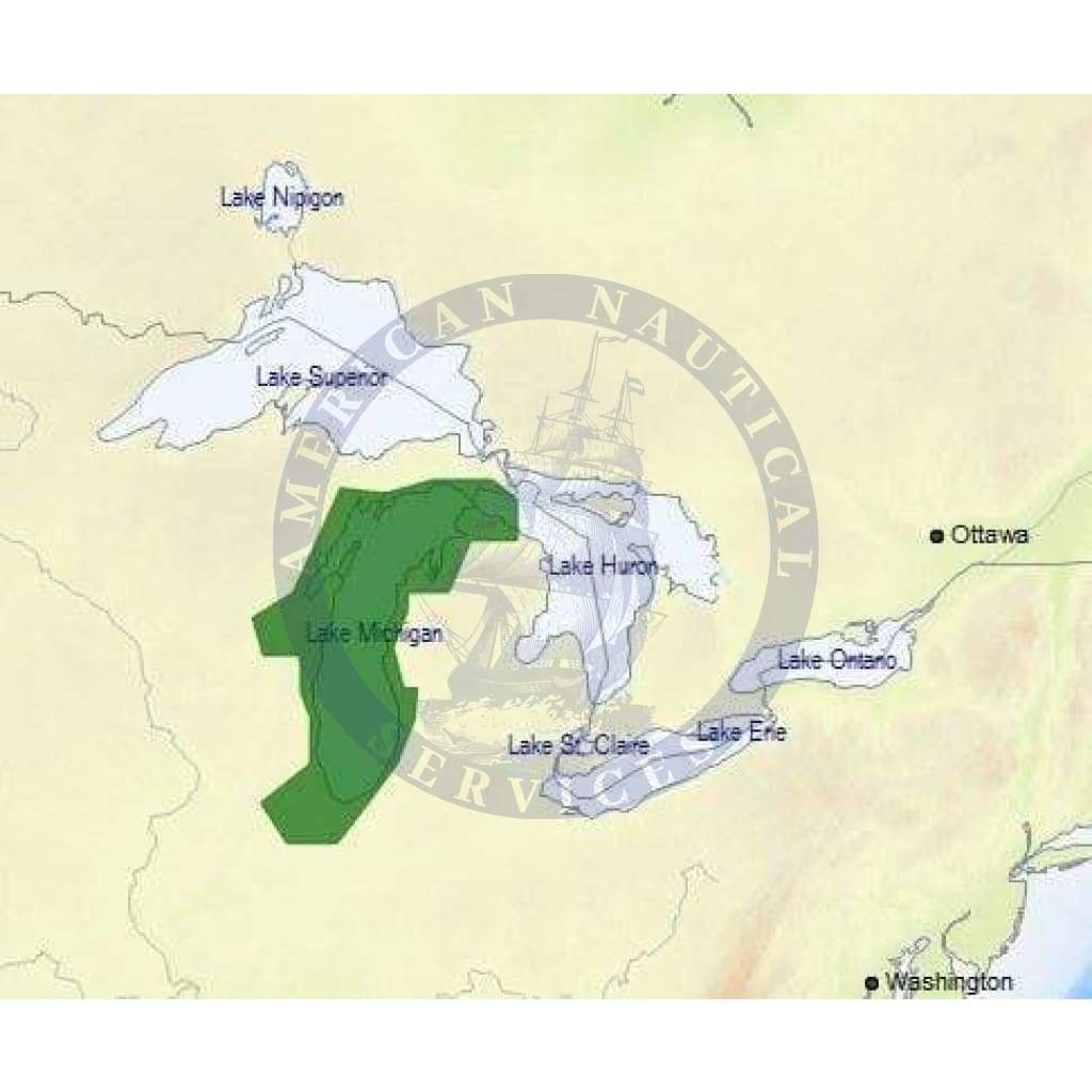 C-Map 4D Chart NA-D931: Lake Michigan