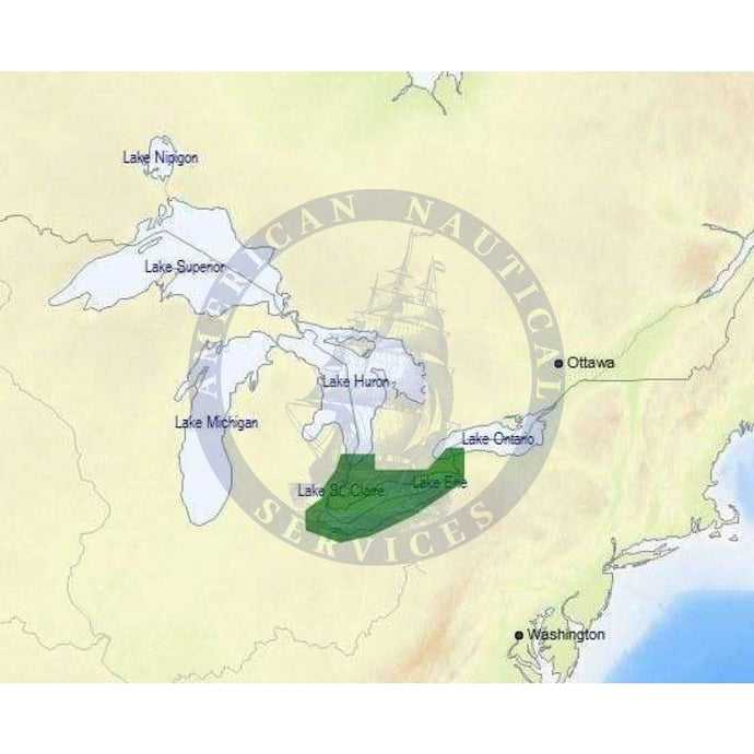 C-Map 4D Chart NA-D933: Lake Erie And Lake St. Clair