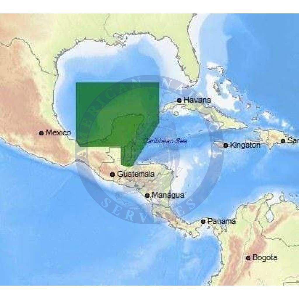 C-Map 4D Chart NA-D947: Coatzacoalcos, Mx To Honduras Bay, Gt