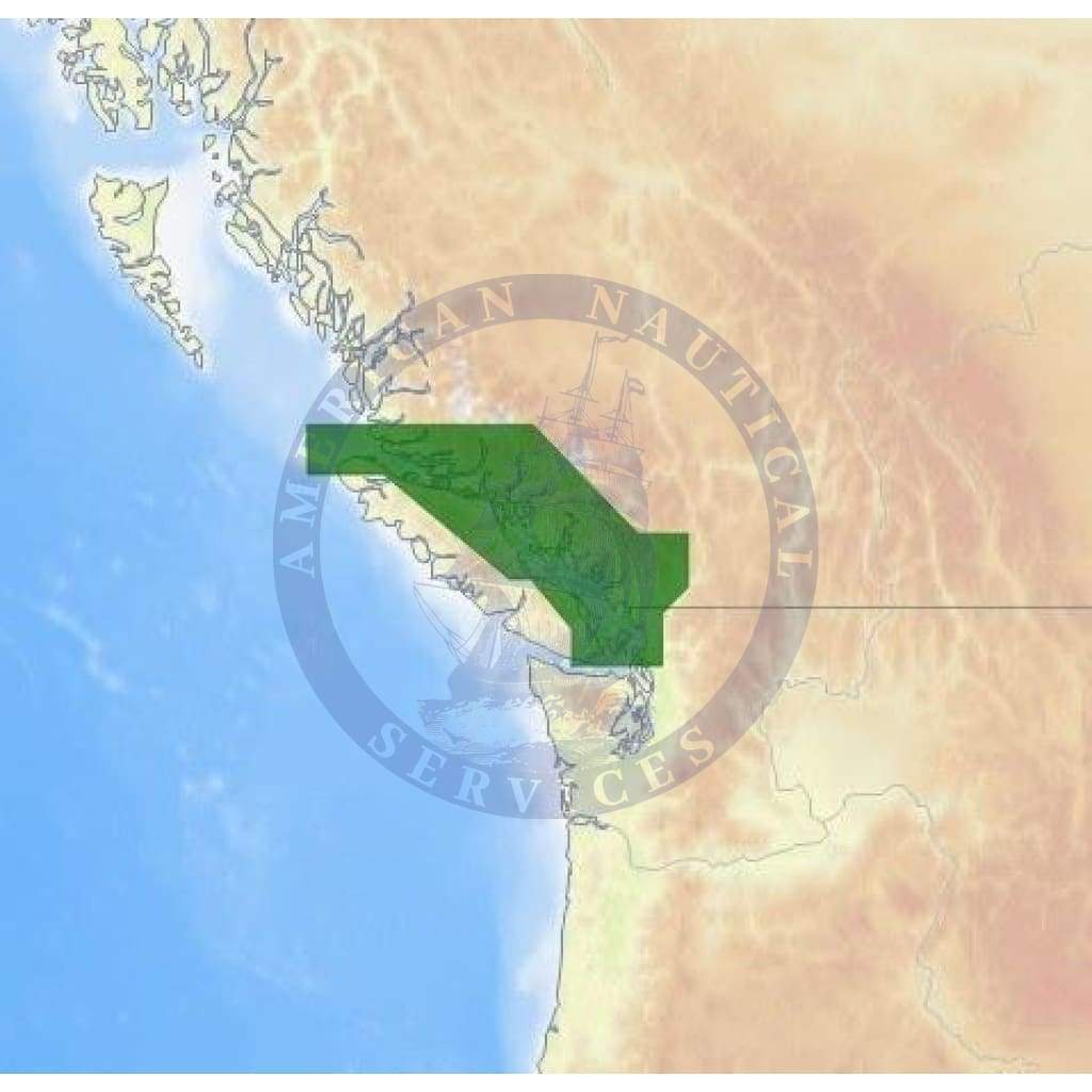 C-Map 4D Chart NA-D957: San Juan Islands To Nigei Island