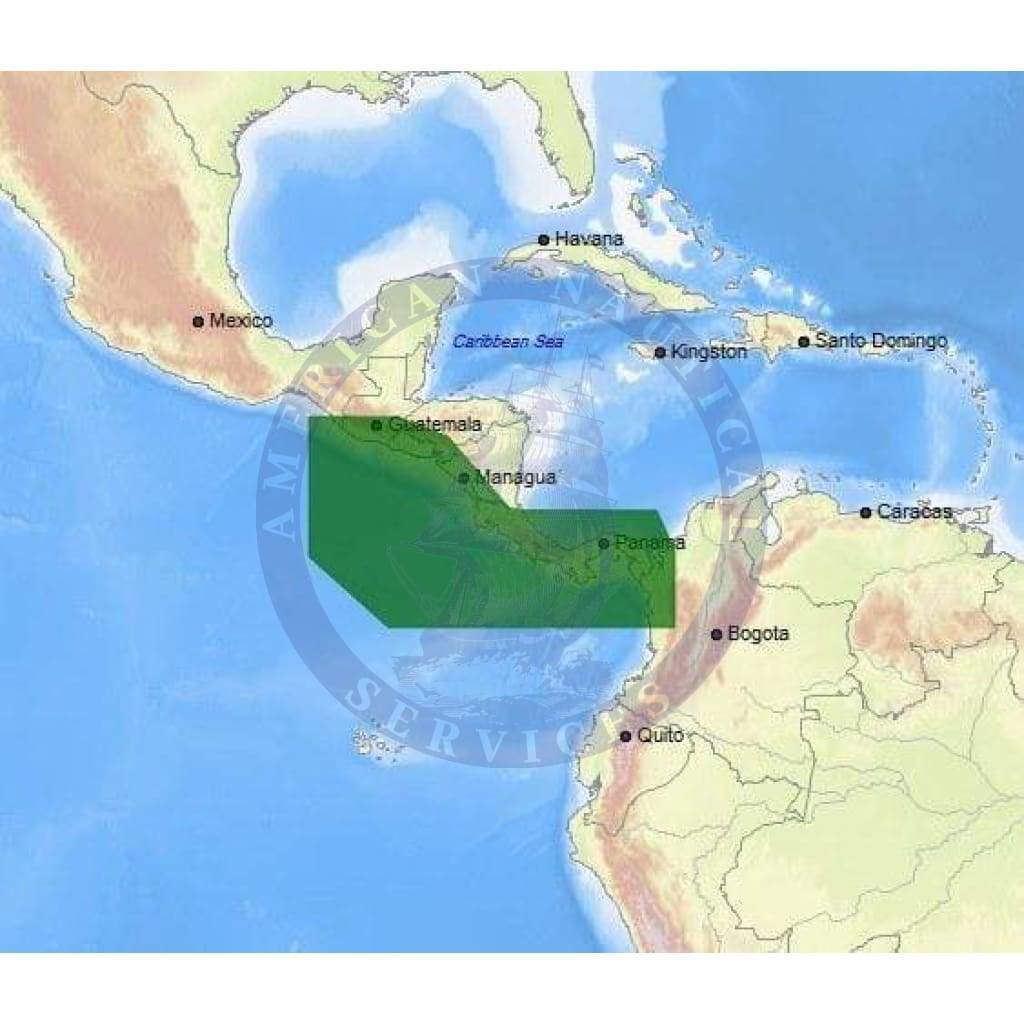 C-Map 4D Chart NA-D967: Panama To Guatemala