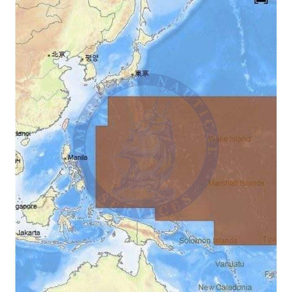 C-Map 4D Chart PC-D203: Carolinas, Kiribati, Marshall, Marianas