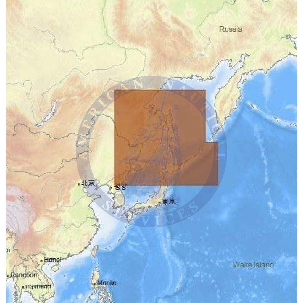 C-Map 4D Chart RS-D207: Hokkaido And Sakhalin Islands