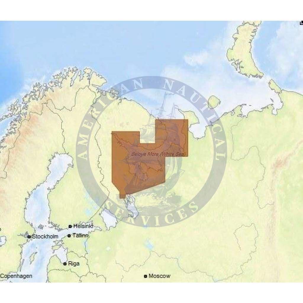 C-Map 4D Chart RS-D233: White Sea And Channel (Update)