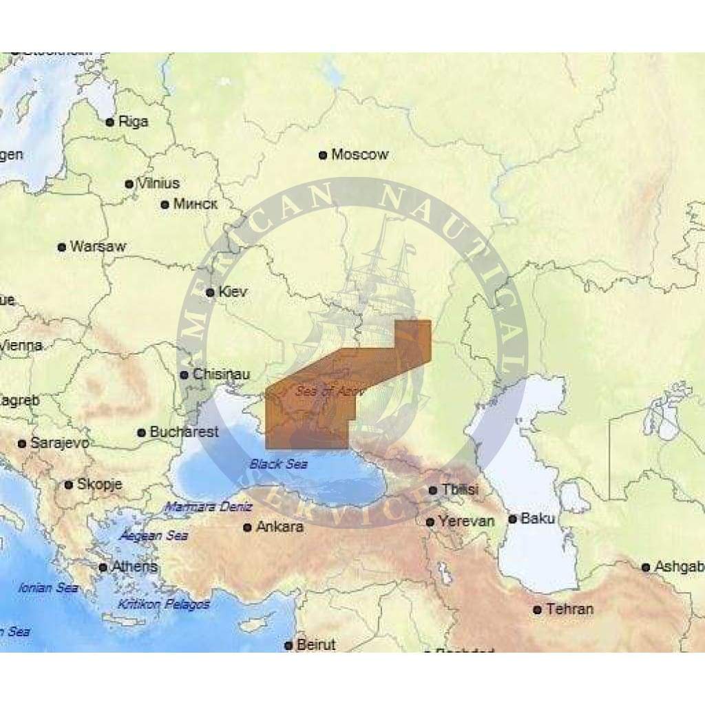 C-Map 4D Chart RS-D235: Volgo-Don And Azov Sea