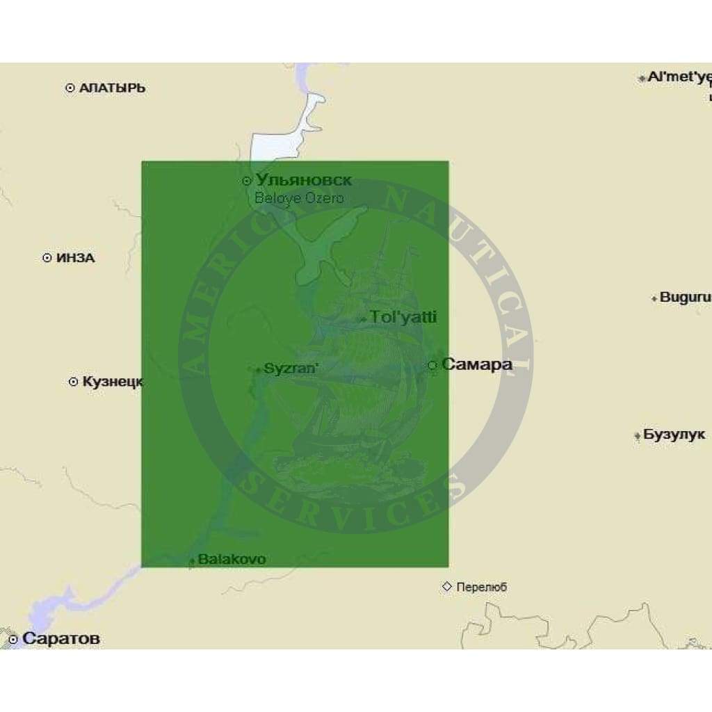 C-Map 4D Chart RS-D239: Ul'Anovsk-Balakovo