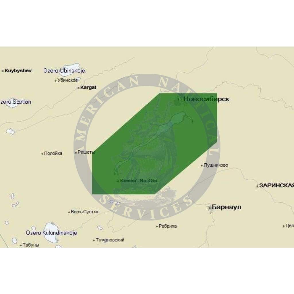 C-Map 4D Chart RS-D241: Novosibirskoe Reservoir
