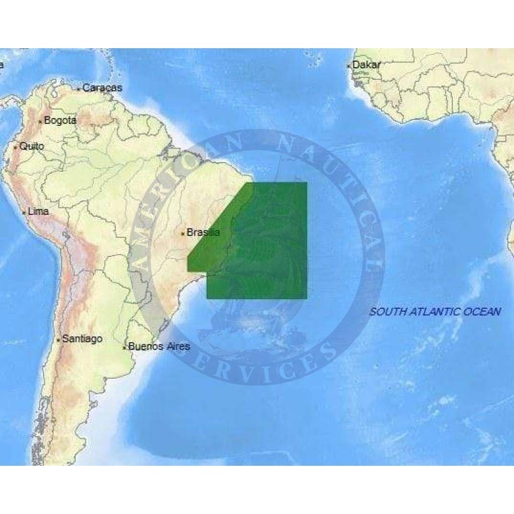C-Map 4D Chart SA-D905: Recife To Rio De Janeiro