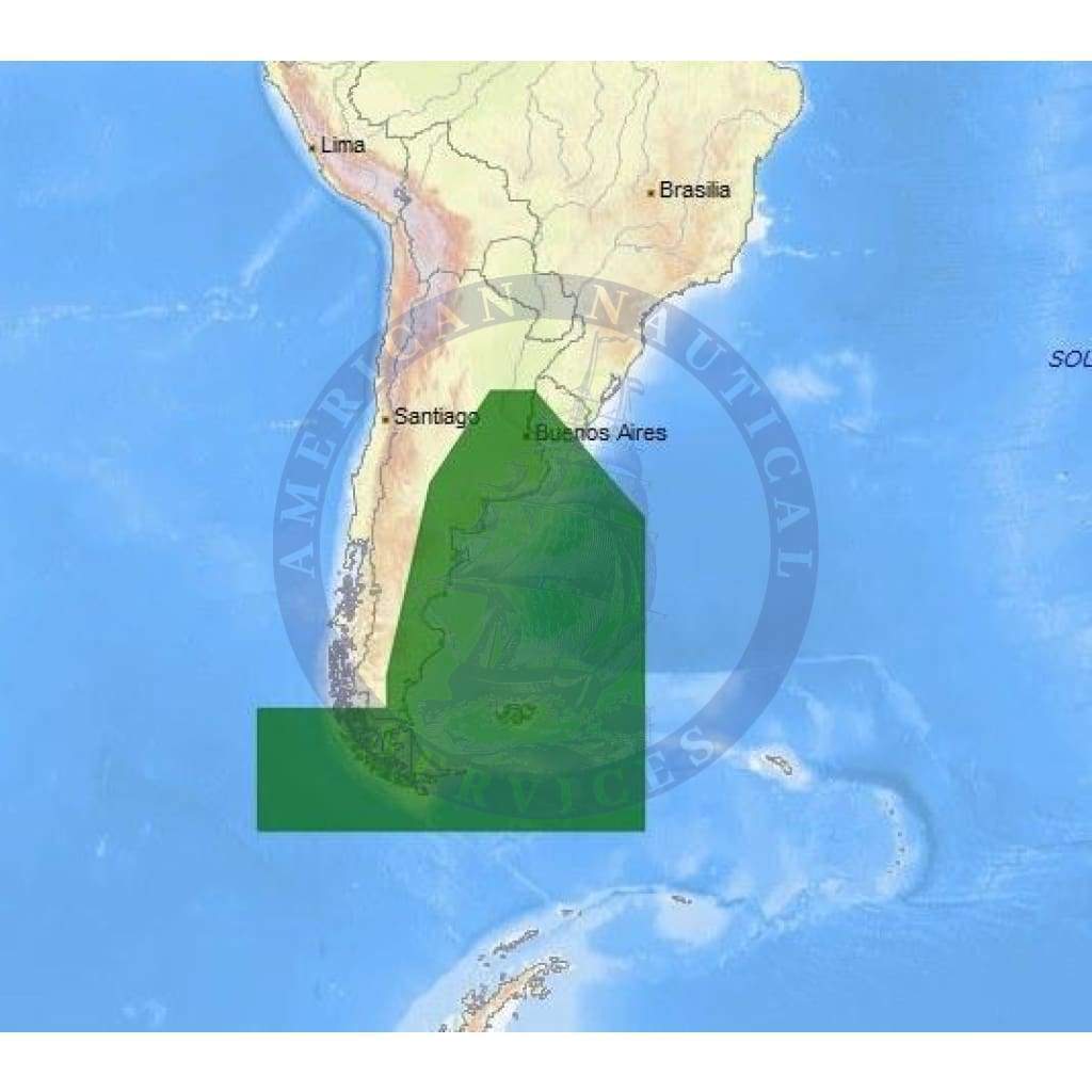 C-Map 4D Chart SA-D907: Rio De La Plata To Cape Horn (Update)