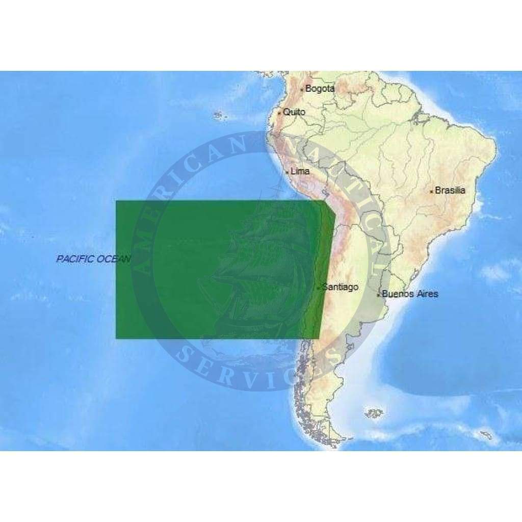 C-Map 4D Chart SA-D909: Rio Valdivia To Arica